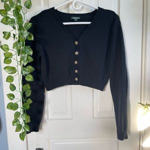 Cropped cardigan sweater size xs